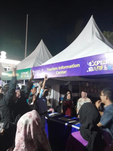 Stand Disparbudkepora “Diserbu”  Pengunjung Explore Babel 2025