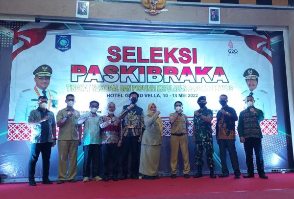 42 Pemuda Babel Ikuti Seleksi Paskibraka Tingkat Nasional, Provinsi, dan Kabupaten/kota Tahun 2022