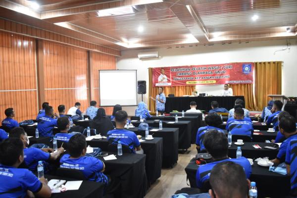 Disparbudkepora Gelar Pelatihan Wasit Cabor Tinju Diikuti 40 Peserta Se-Kabupaten/Kota di Babel