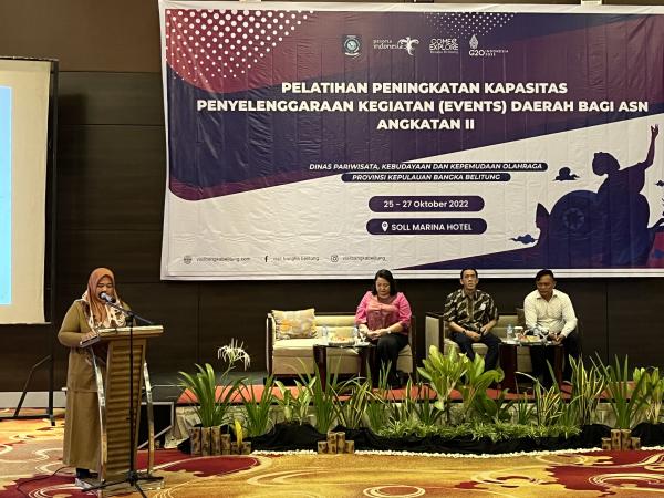 Para ASN se-Babel Mengikuti Pelatihan Penyelenggaraan Event