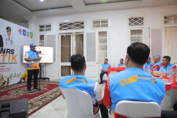 The Acting Governor Welcome the National Athletic Competition's Athletes