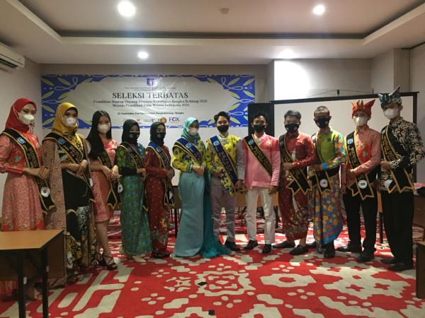 Bujang Dayang Bangka Selatan Menjadi Perwakilan Duta Wisata 2021 di Tingkat Nasional