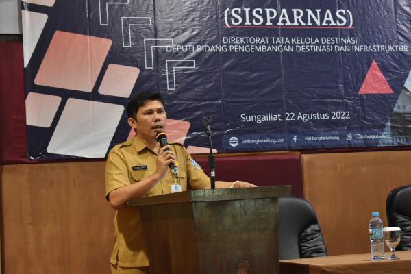 Bimtek SISPARNAS, Firmansyah Berharap Dapat Mencapai Tujuan Pembangunan Kepariwisataan Babel