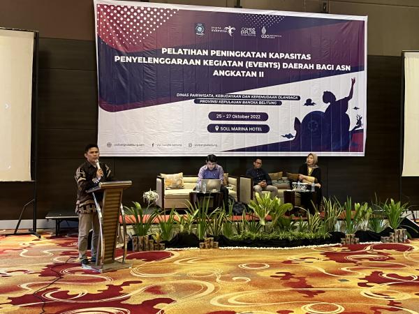 Dinas Pariwisata Provinsi Babel Siap Berkolaborasi Lintas OPD Untuk Penyelenggaran Event di Babel.