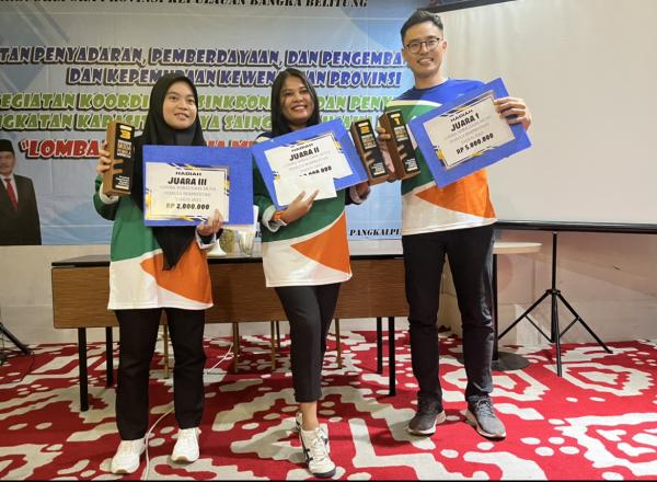 Widya Kemala Sari Kagum Dengan Potensi Para Peserta Lomba Wira Usaha Muda Tahun 2023.