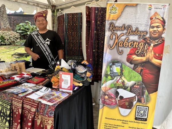 Ajang Gelar Karya Pemuda, Hatta Kabong Perkenalkan Hasil Kerajinan Belitung