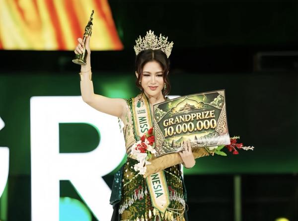 Reva Ramadhani Asal Belinyu Raih Gelar Winner Miss Grand Runway Indonesia 2026, Kadisparbudkepora Babel Berikan Apresiasi