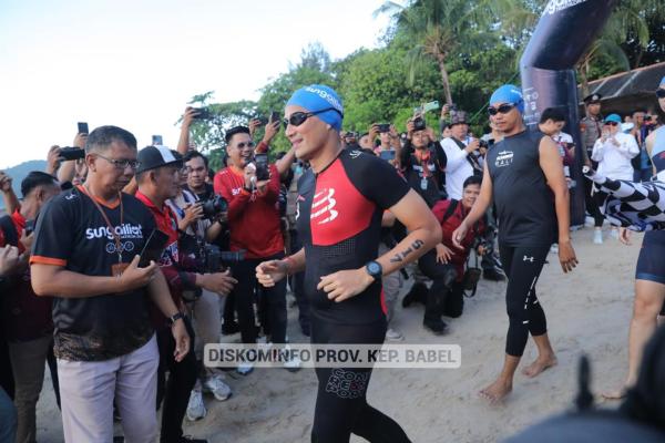 Sungailiat Hosts Triathlon