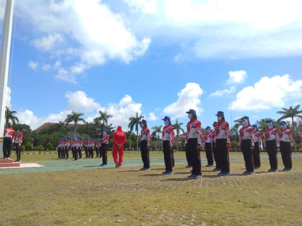 Pelatihan Paskibraka Babel Menerapkan Prokes Ketat, Berharap Doa Masyarakat