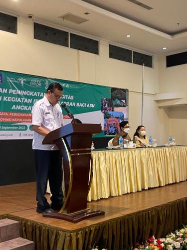 Disparbudkepora Latih Puluhan ASN Pemprov Babel Bagaimana Menyelenggarakan Event 