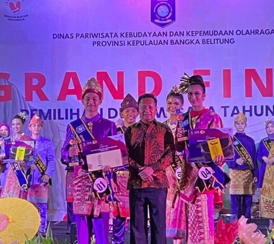Syarif dan Mery Terpilih jadi Bujang Dayang Babel 2022