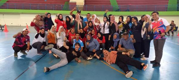 Tim Disparbudkepora Babel Juara I Lomba Bilun antar OPD Pemprov Babel