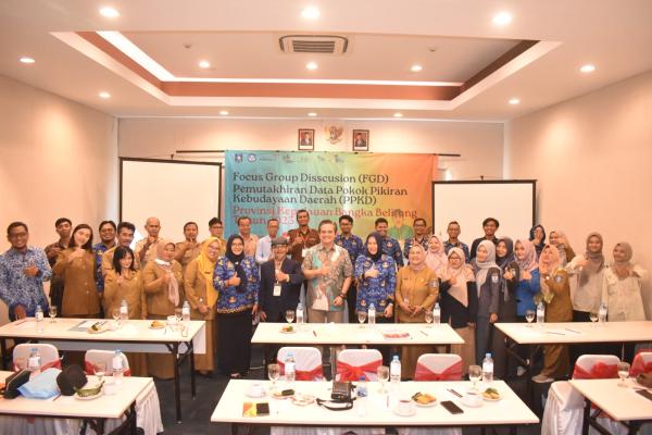 Disparbudkepora Babel Gelar FGD PPKD Tahun 2023