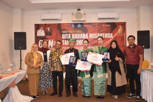 Audisi GBN Tingkat Provinsi Babel Rampung, Ini Daftar Pemenangnya