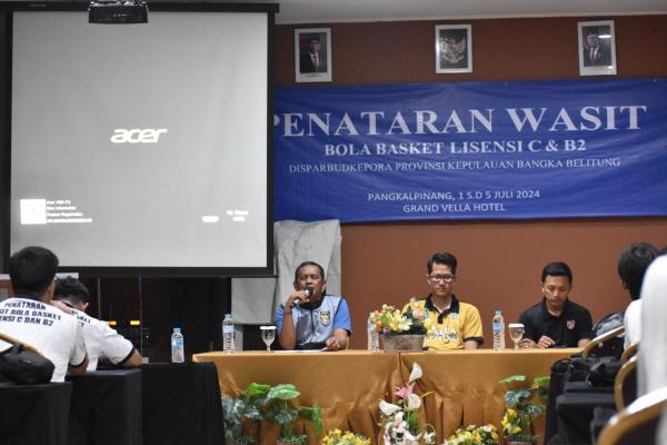 Diikuti 40 Orang, Harun Tutup Penataran Wasit Basket Lisensi C dan B2