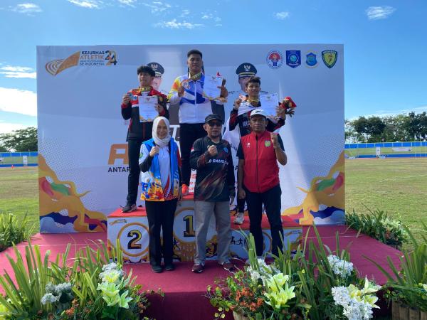 Atlet Lempar Lembing Babel Raih Emas Perdana Babel pada Kejurnas Atletik antar PPLP/PPLPD dan SKO Se Indonesia 2024 