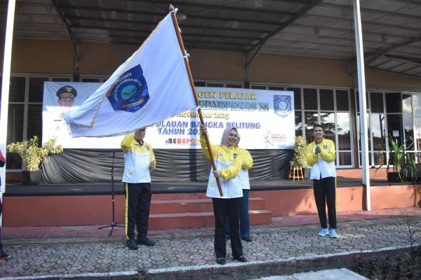 PELEPASAN KONTINGEN POPNAS XVII PEPARPENAS XI BABEL 2025